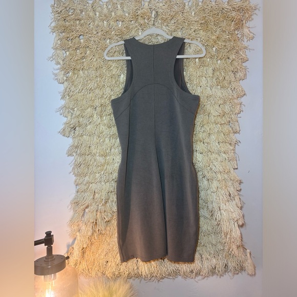 Lululemon•Ribbed Softstreme Slim-Fit Tank Dress•Nomad (taupe brown)•NWOT•size 10 - Picture 6 of 16